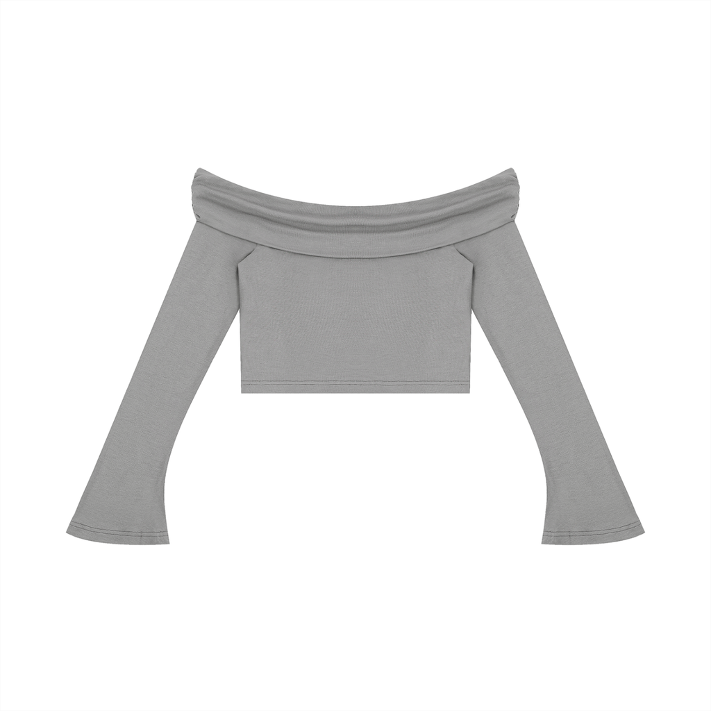 Long Sleeve Cropped Shirt