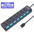USB 3.0 Hub – 4 or 7 Port Splitter with Switches