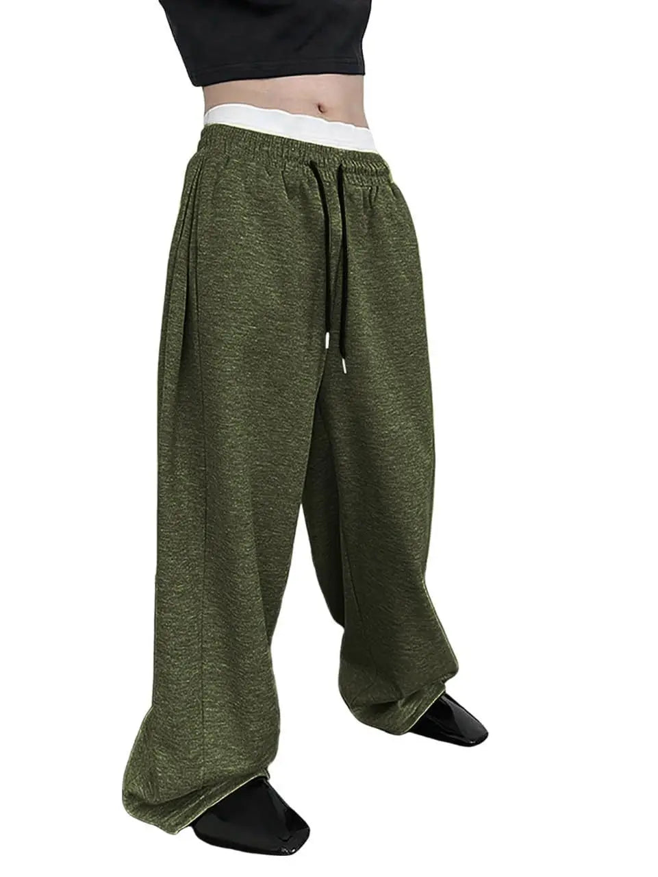 Unisex Wide Leg Sweatpants – Loose Casual Street Pants