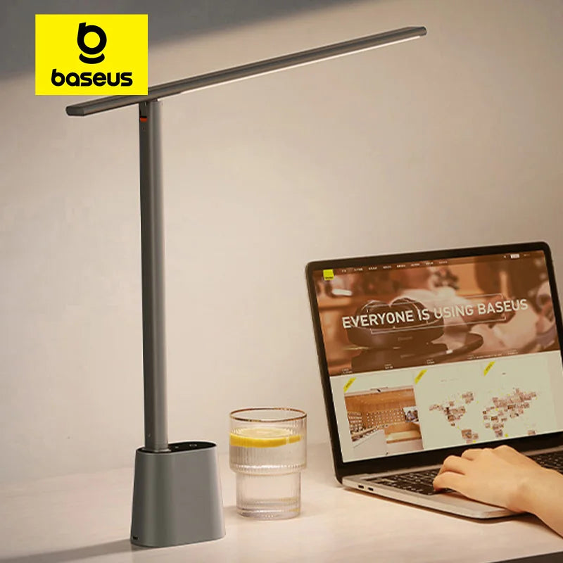 Baseus Dimmable LED Desk Lamp with Smart Brightness