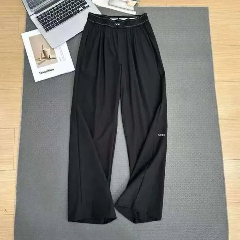Women's High Waist Wide Leg Yoga Sweatpants
