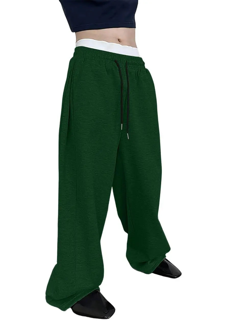 Unisex Wide Leg Sweatpants – Loose Casual Street Pants
