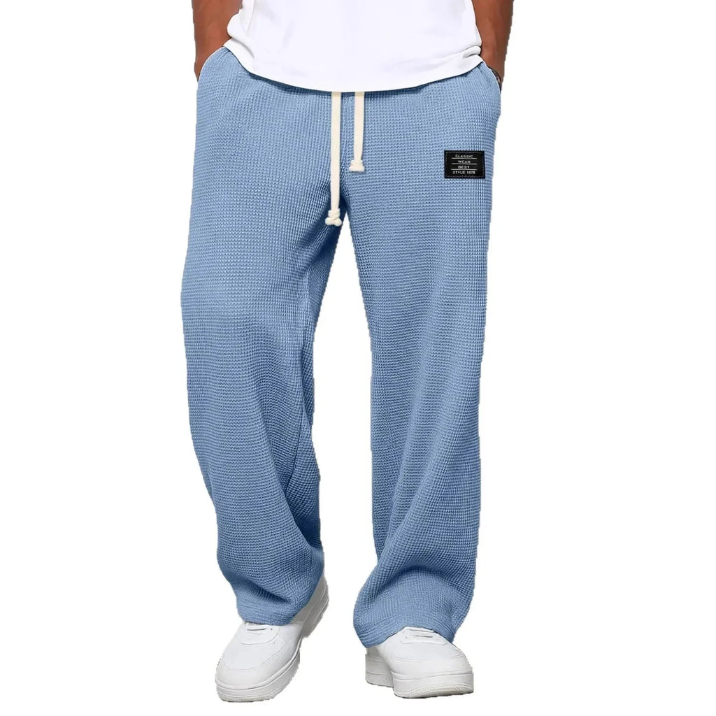 Men's Wide Leg Elastic Waist Sweatpants