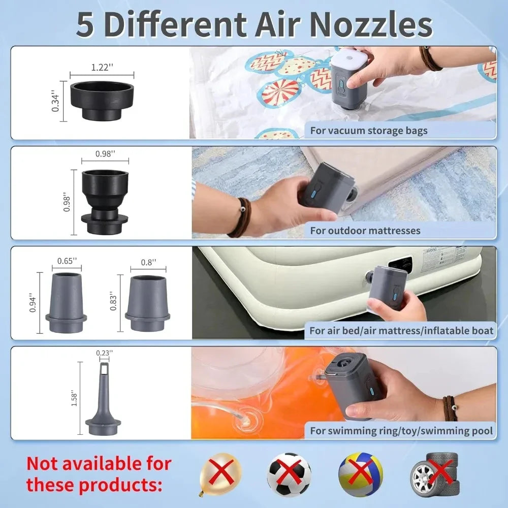 Mini Portable USB Rechargeable Air Pump