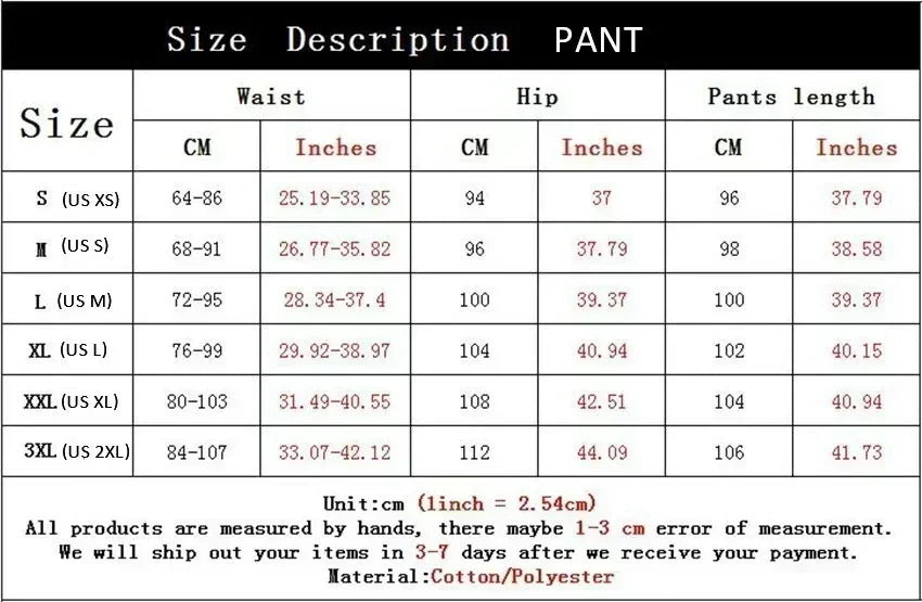 Men's Hip-Hop Print Jogging Sweatpants
