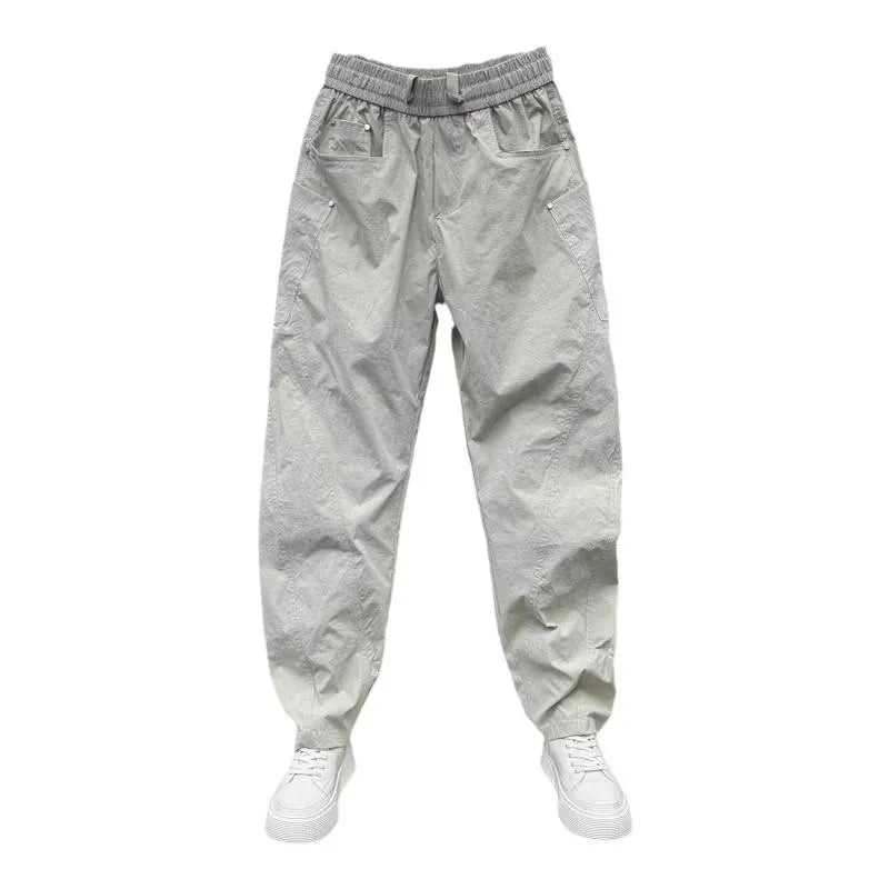 Men's Loose Straight Leg Cargo Work Pants