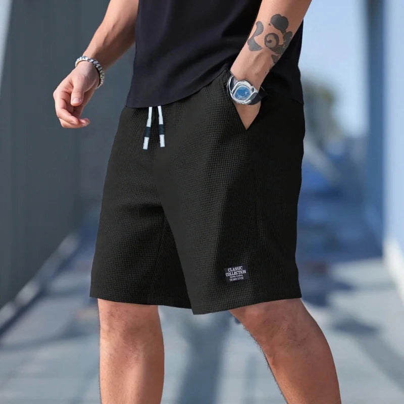 Men's Textured Breathable Casual Shorts