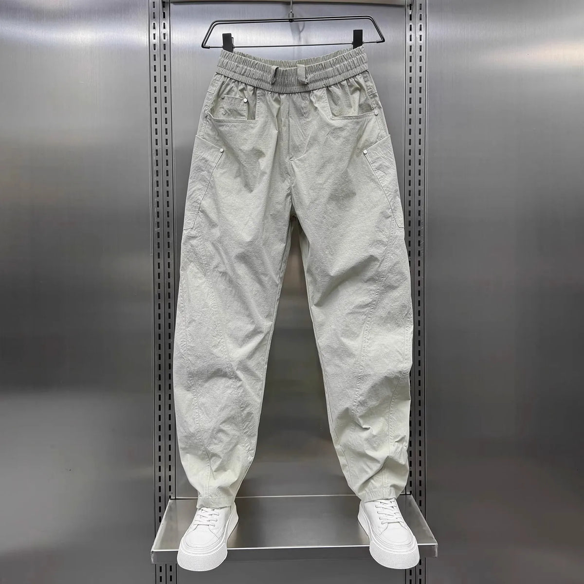 Men's Loose Straight Leg Cargo Work Pants