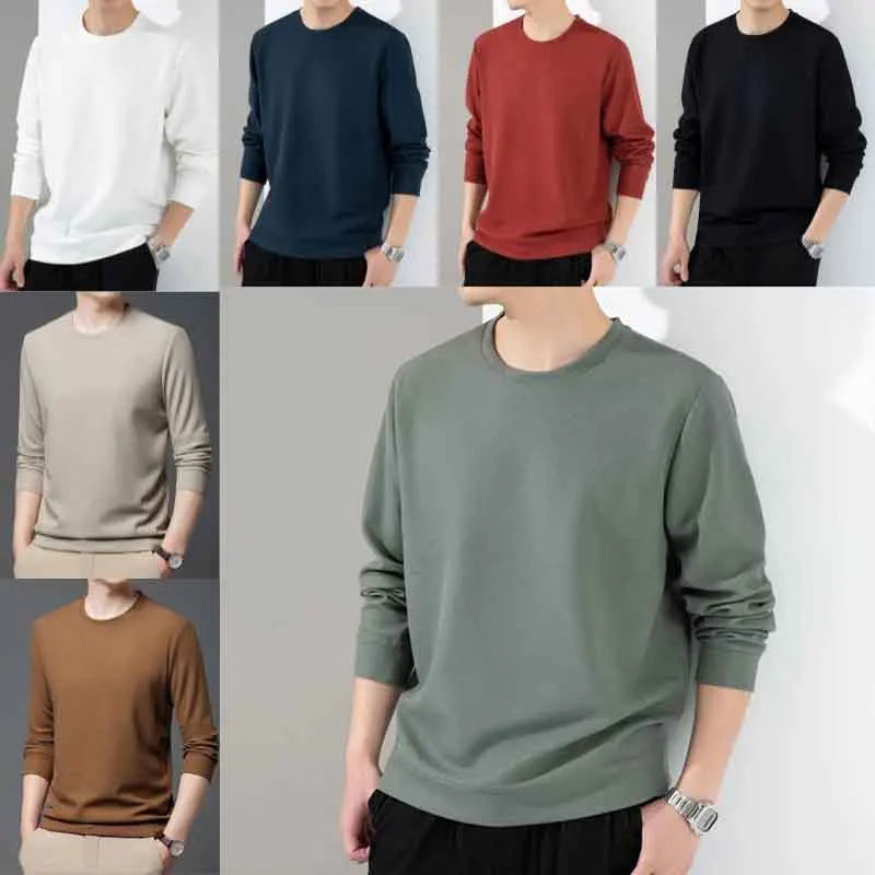 Men's Waffle Knit Long Sleeve T-Shirt