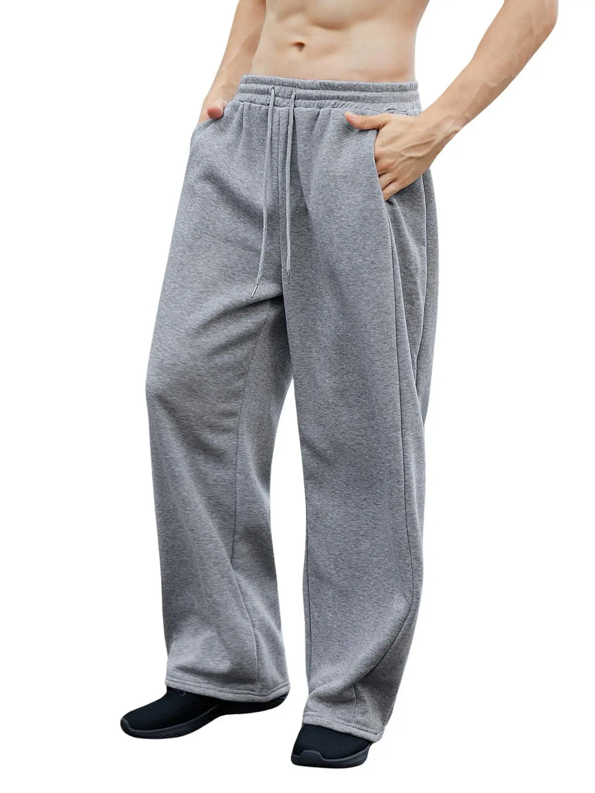 Unisex Wide Leg Sweatpants – Loose Casual Street Pants