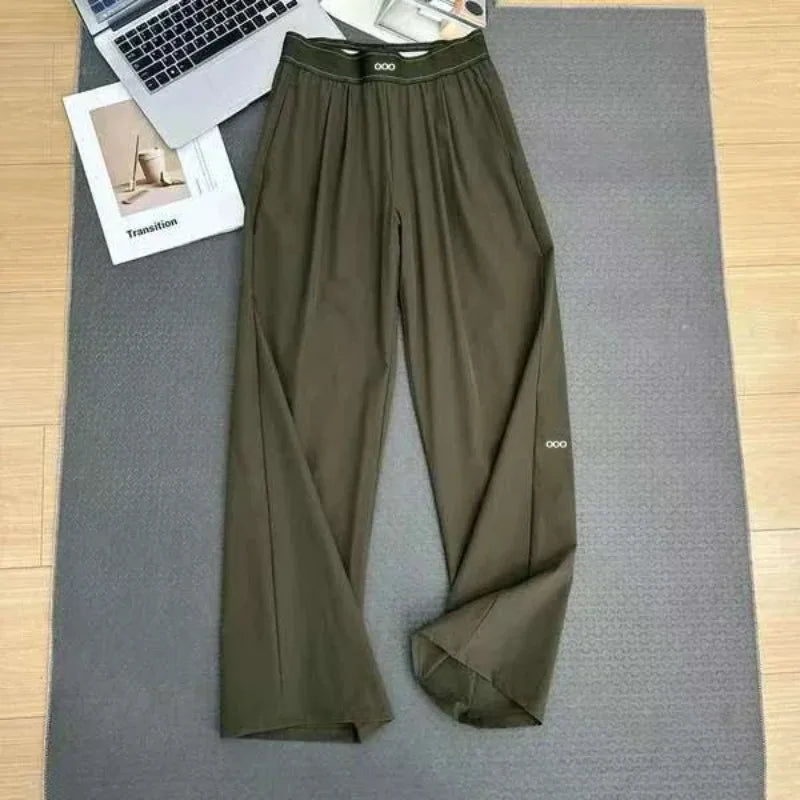 Women's High Waist Wide Leg Yoga Sweatpants