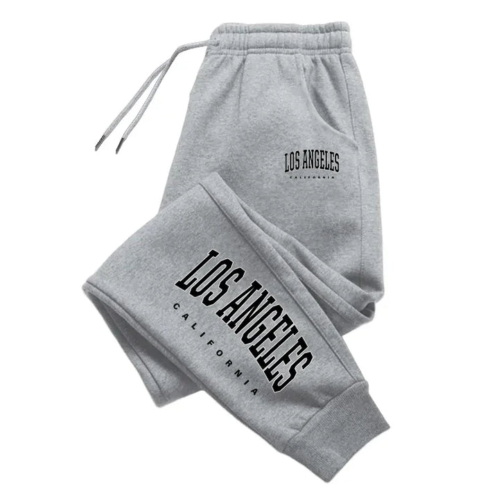 Men's Printed Elastic Waist Running Jogger Pants