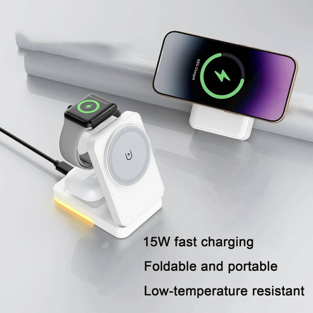3-in-1 Foldable Wireless Charger 15W