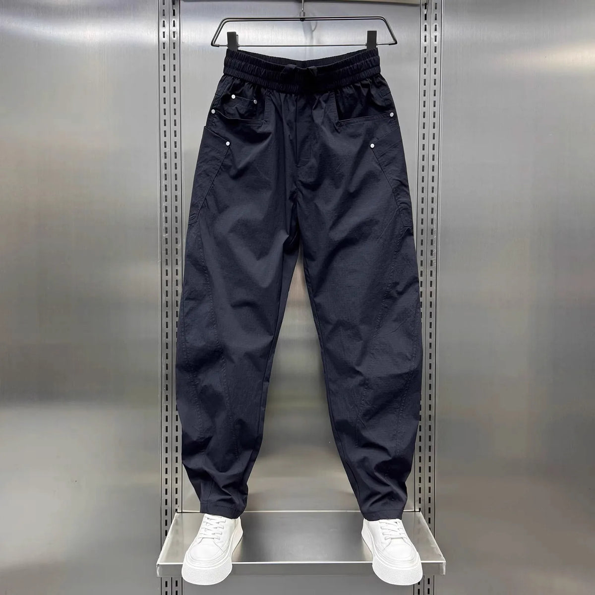 Men's Loose Straight Leg Cargo Work Pants