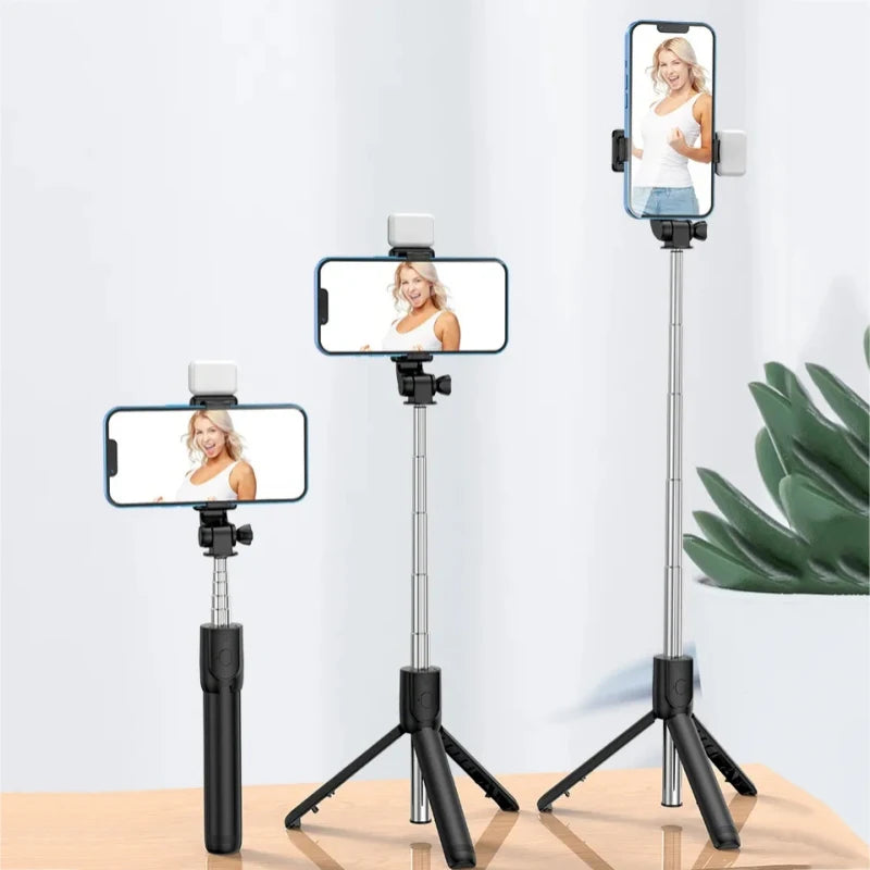 Expandable Selfie Stick Tripod with Bluetooth Remote