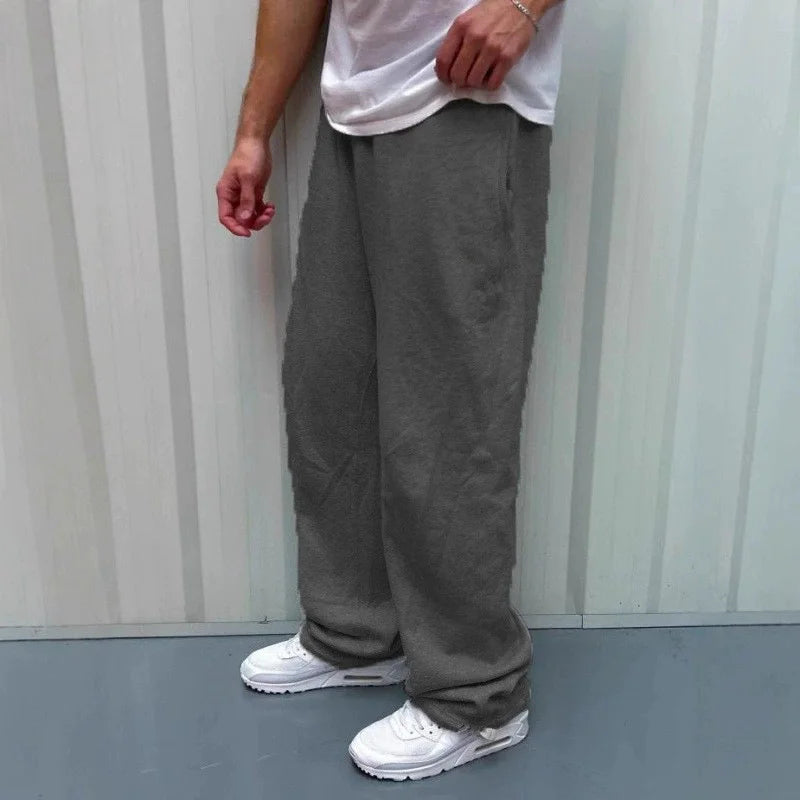 Unisex Straight Leg Wide Leg Sweatpants – Street Style