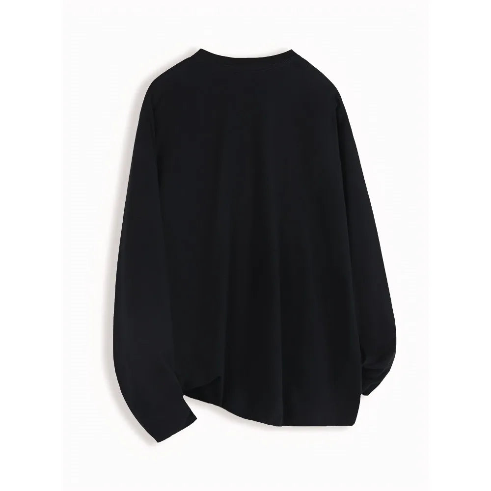 Men's Heavyweight Cotton Long Sleeve T-Shirt