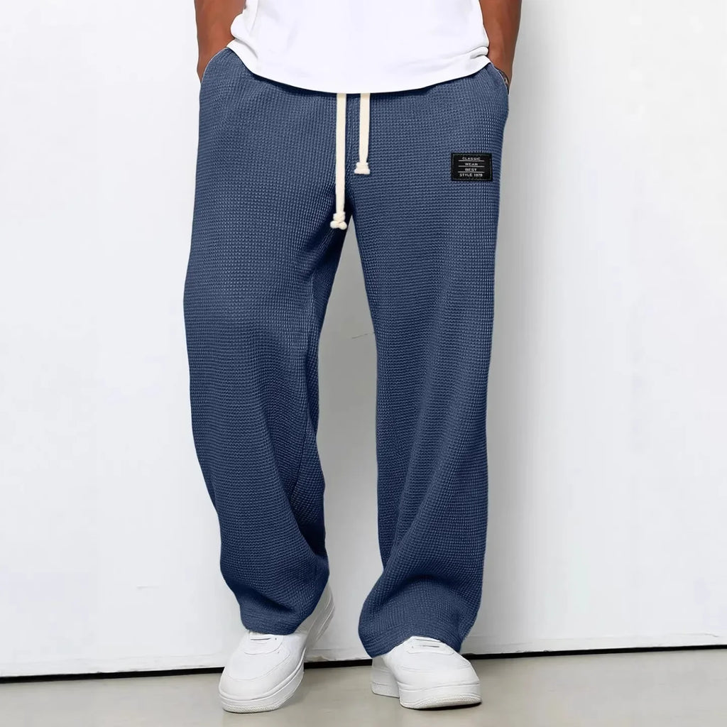 Men's Wide Leg Elastic Waist Sweatpants