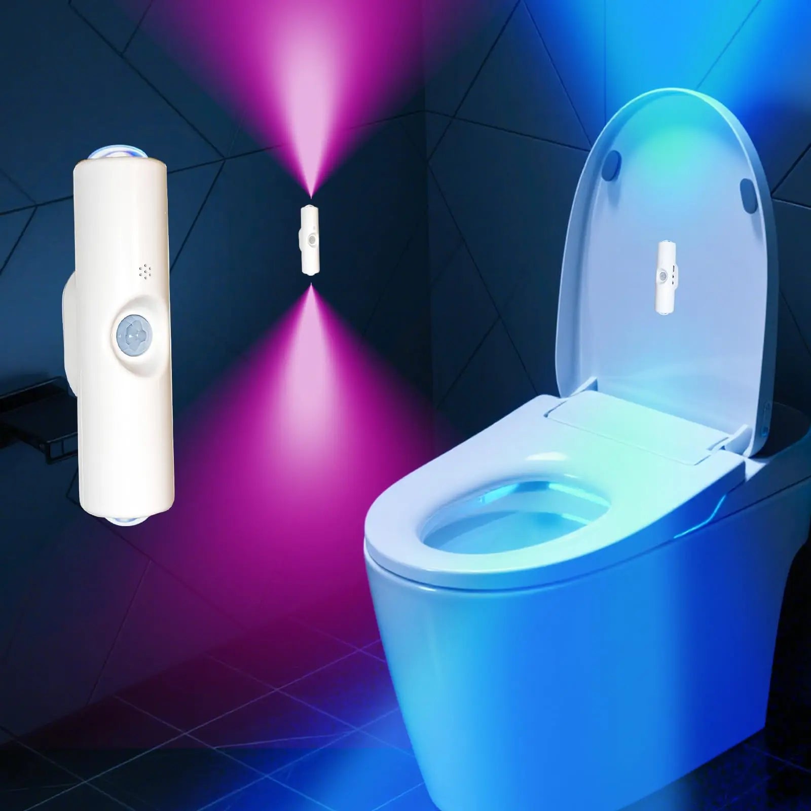7-Colour Motion Sensor LED Night Light