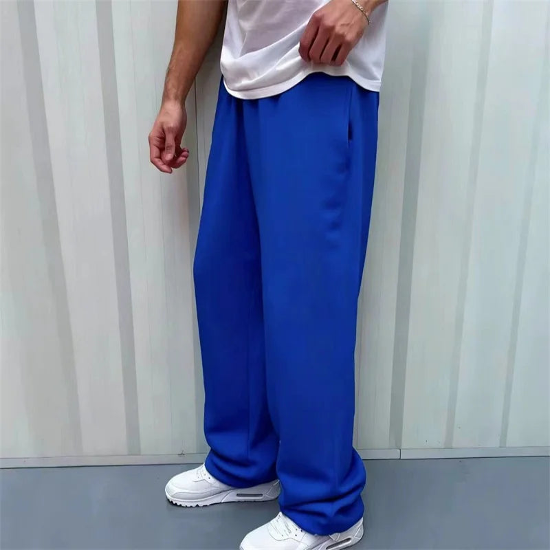 Unisex Wide Leg Sweatpants – Loose Casual Street Pants