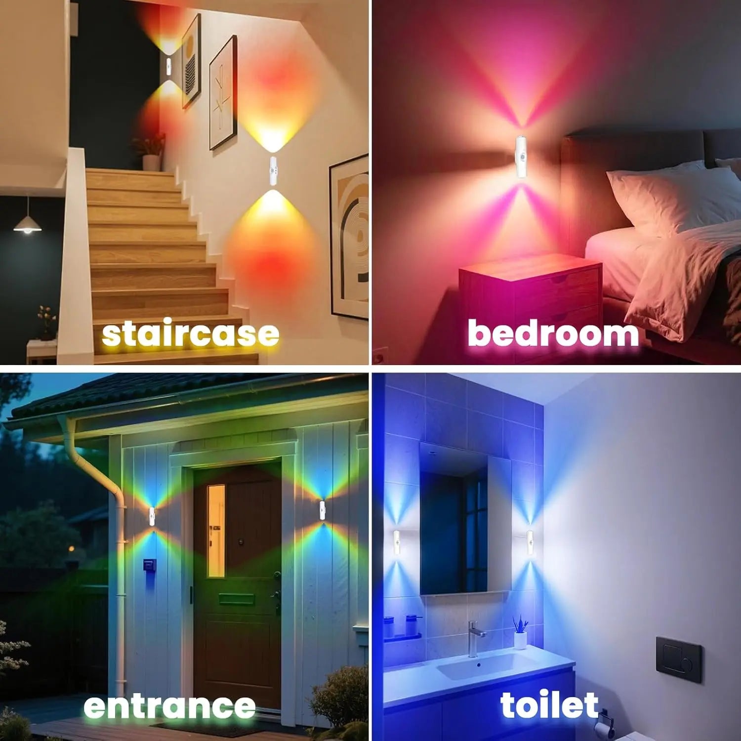 7-Colour Motion Sensor LED Night Light