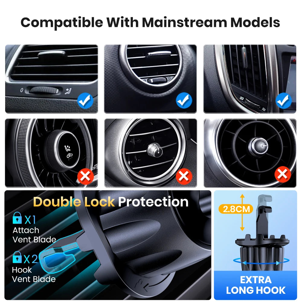 TOPK Magnetic Air Vent Car Phone Mount