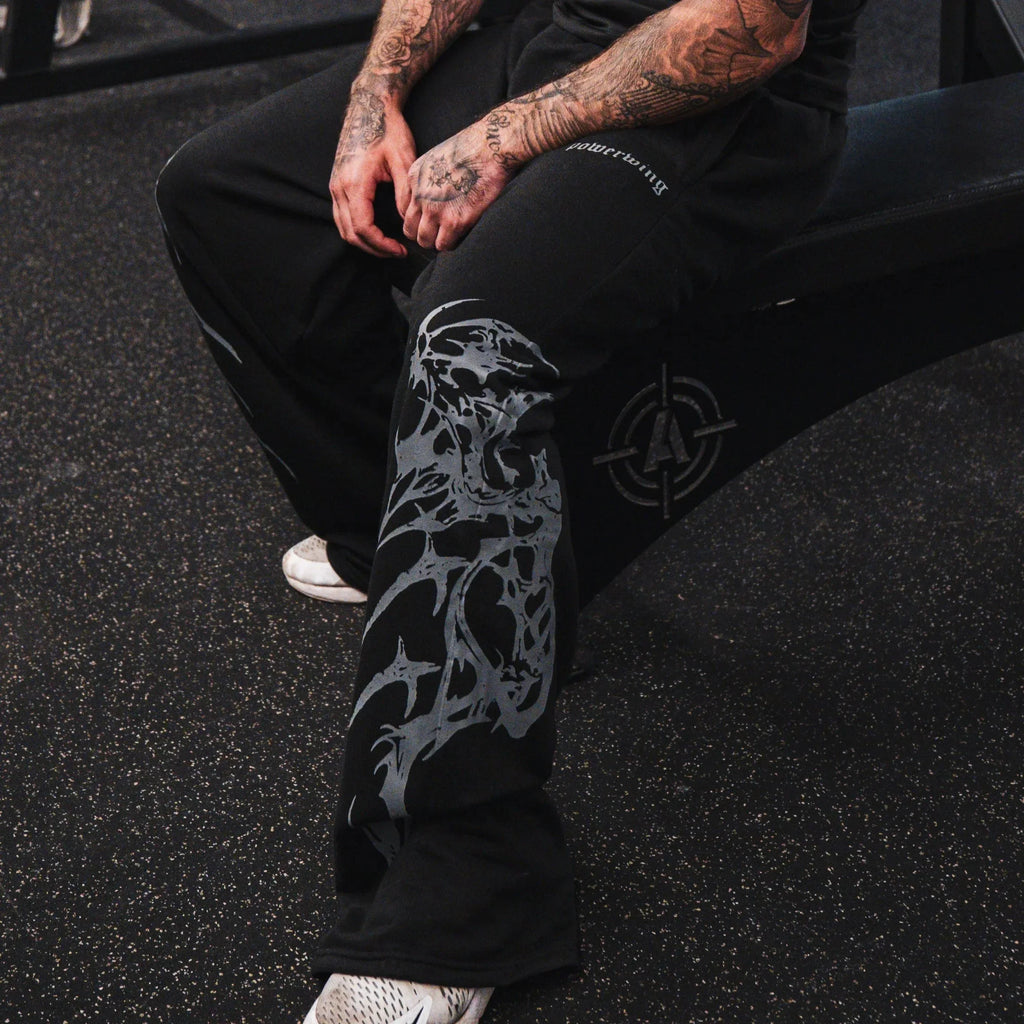 Unisex Wide Leg Drawstring Jogger Pants