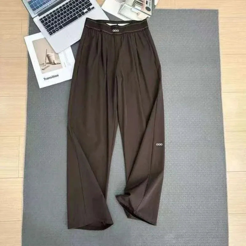 Women's High Waist Wide Leg Yoga Sweatpants