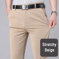 Men's Stretch Smart Casual Trousers – Quick-Dry
