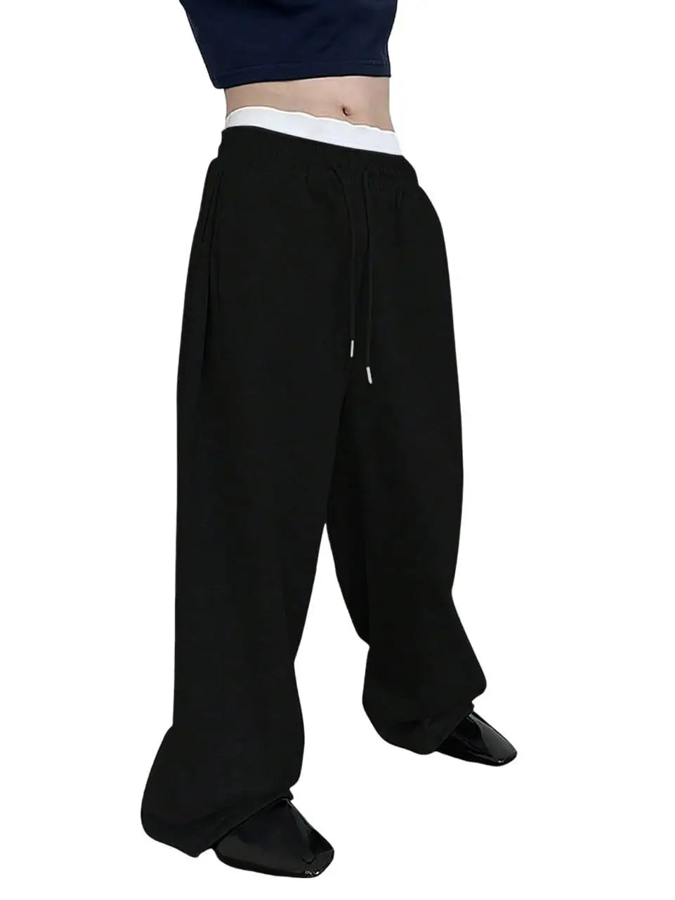 Unisex Wide Leg Sweatpants – Loose Casual Street Pants