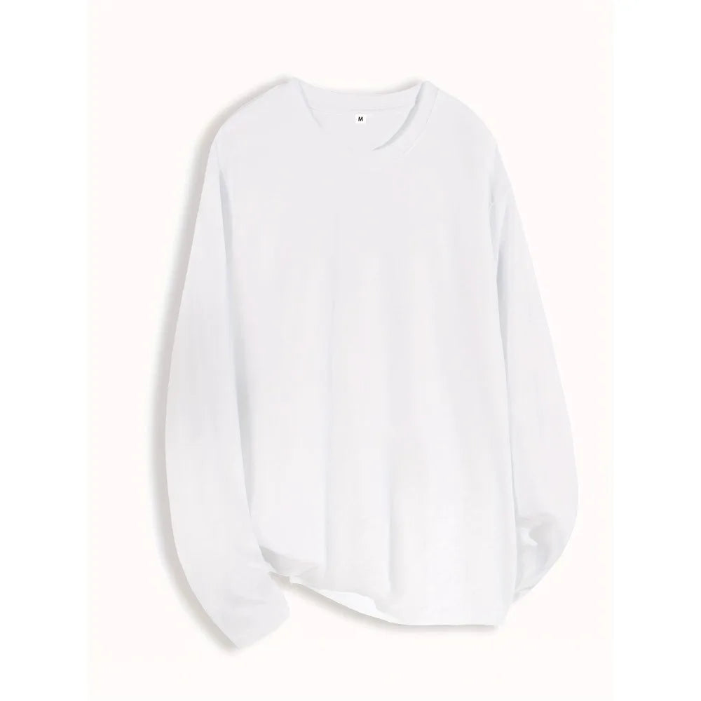 Men's Heavyweight Cotton Long Sleeve T-Shirt