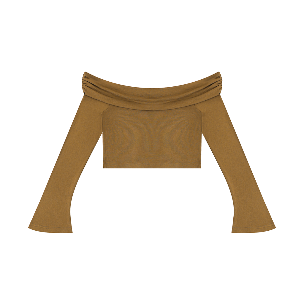 Long Sleeve Cropped Shirt