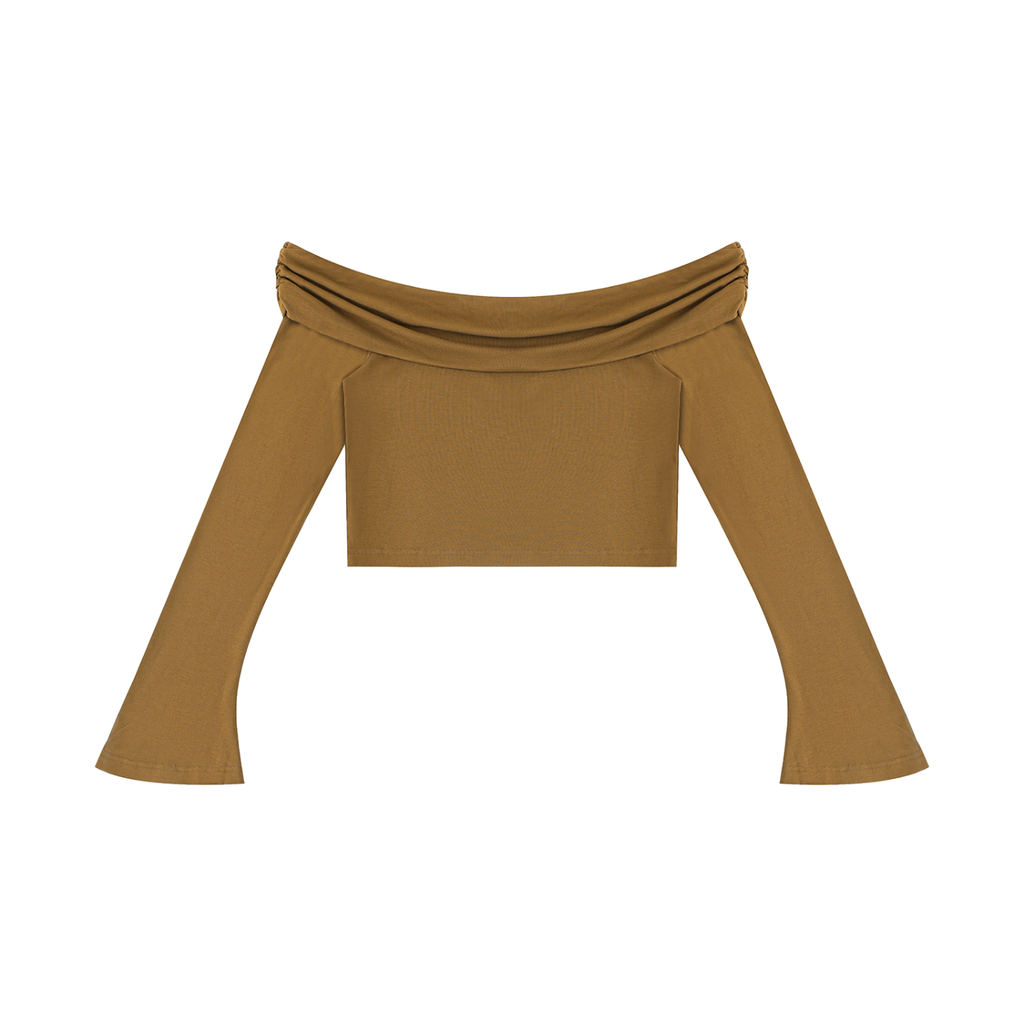 Long Sleeve Cropped Shirt